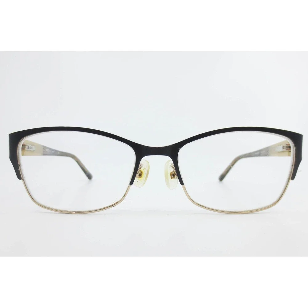 XOXO Tenino Black Gold Cat Eye Eyeglass Frames 51-16-135 BLCK Eyewear
